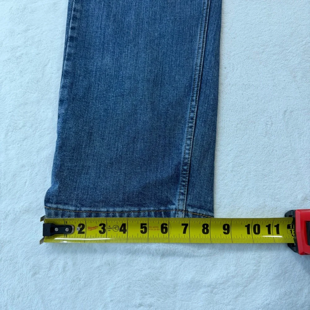Levi's 505 Regular Fit Jeans Mens 36x34 Blue Good Straight Leg Denim